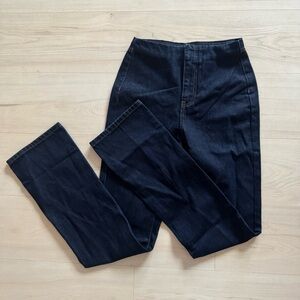 Meshki Dark Blue Straight Leg Jeans